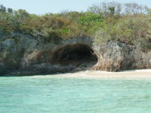 Cave near entrance of Marina Harbour