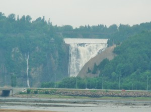 Montmorency Falls through the Mist