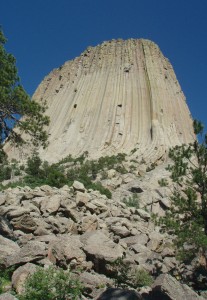 The Devil's Tower National Monument Rock Formation