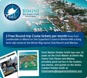 Bimini Big Game Club Dockage Deal in 2014