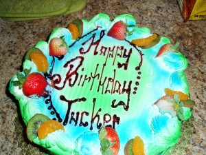 Tuckers Birthday Cake