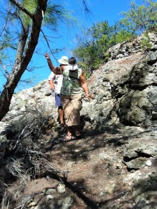 Climbing Morgans Bluff