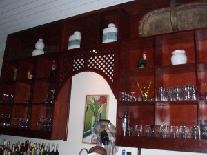 Bar in Lounge at Fowl Cay's Hill House Restaurant