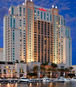 Tampa Marriott Waterside with Marina