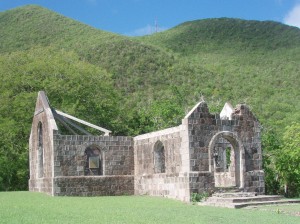 Cottle Slave Church on Nevis