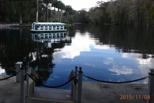 Glass bottom boat at Silver Springs Florida