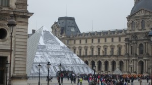 Outside of the Louvre