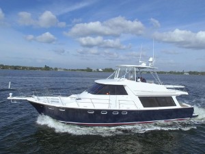 boat underway on the Manatee River