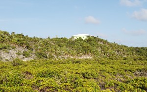 Lilly's House high on a hill above the Compass Cay Marina