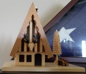 Miniature Wooden Swiss Chalet