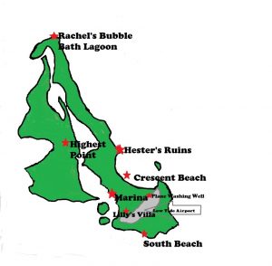 Map of Compass Cay