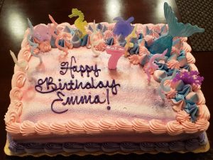 Emma's Undersea Themed 7th Birthday Cake