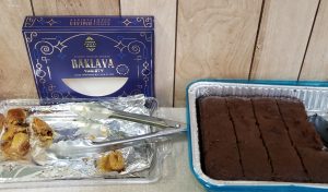 Baklava and Black Forrest Cake