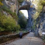 Natural Bridge - the tallest limestone arch in all of North America – nearly 19 stories high.