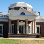 Monticello - Jefferson's domed, brick plantation home