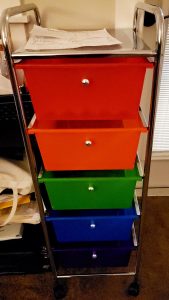 Colorful File Drawers